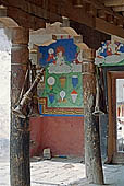 Ladakh - Rizong gompa, mural paintings